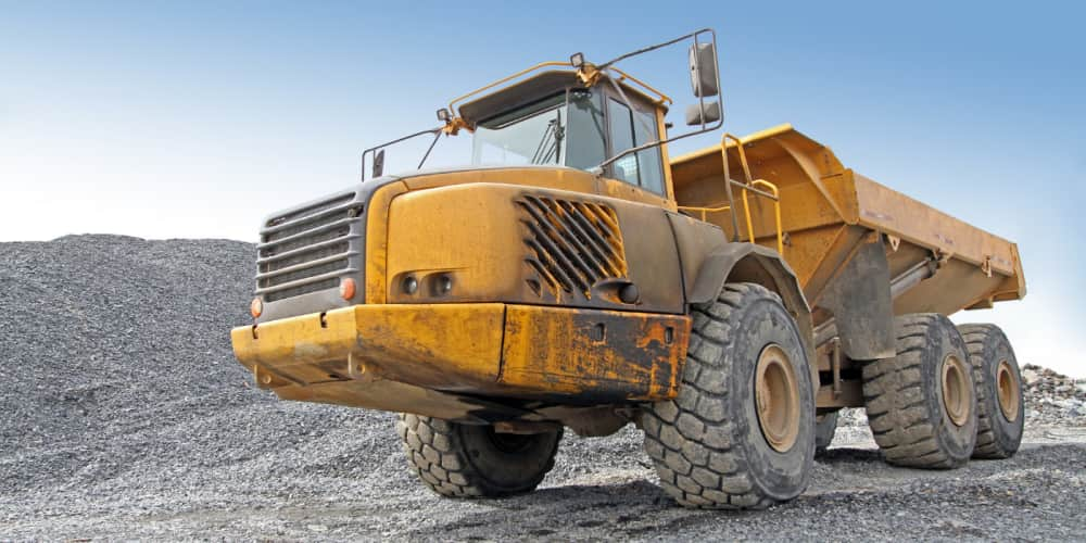 articulated dump truck rental